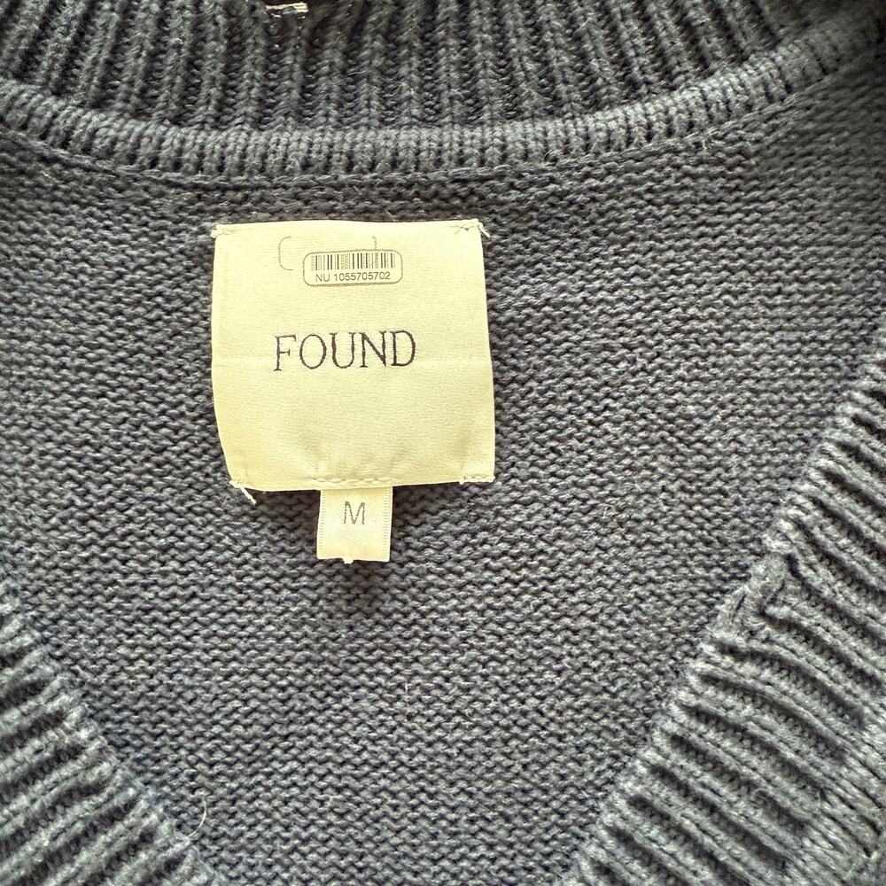 Free People x Found Horse Isles Vest Oversized Knit Vintage Equestrian‎ Medium - Picture 4 of 10